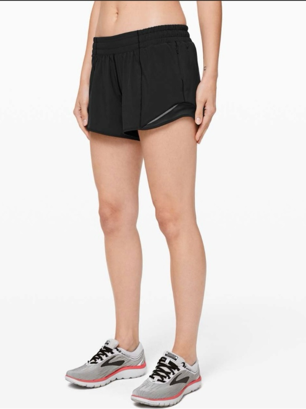 Lululemon Black Hotty Hot shorts